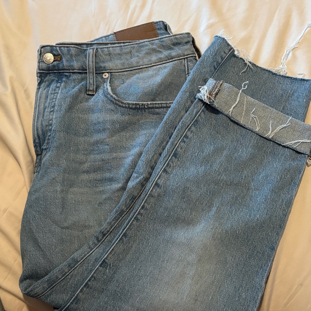Madewell Curvy Perfect Vintage Blue Jeans